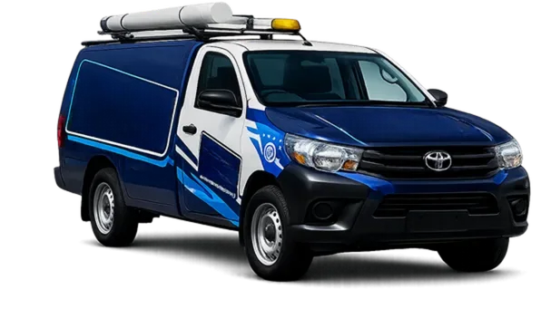 Service van on its way to a Castle Hill job